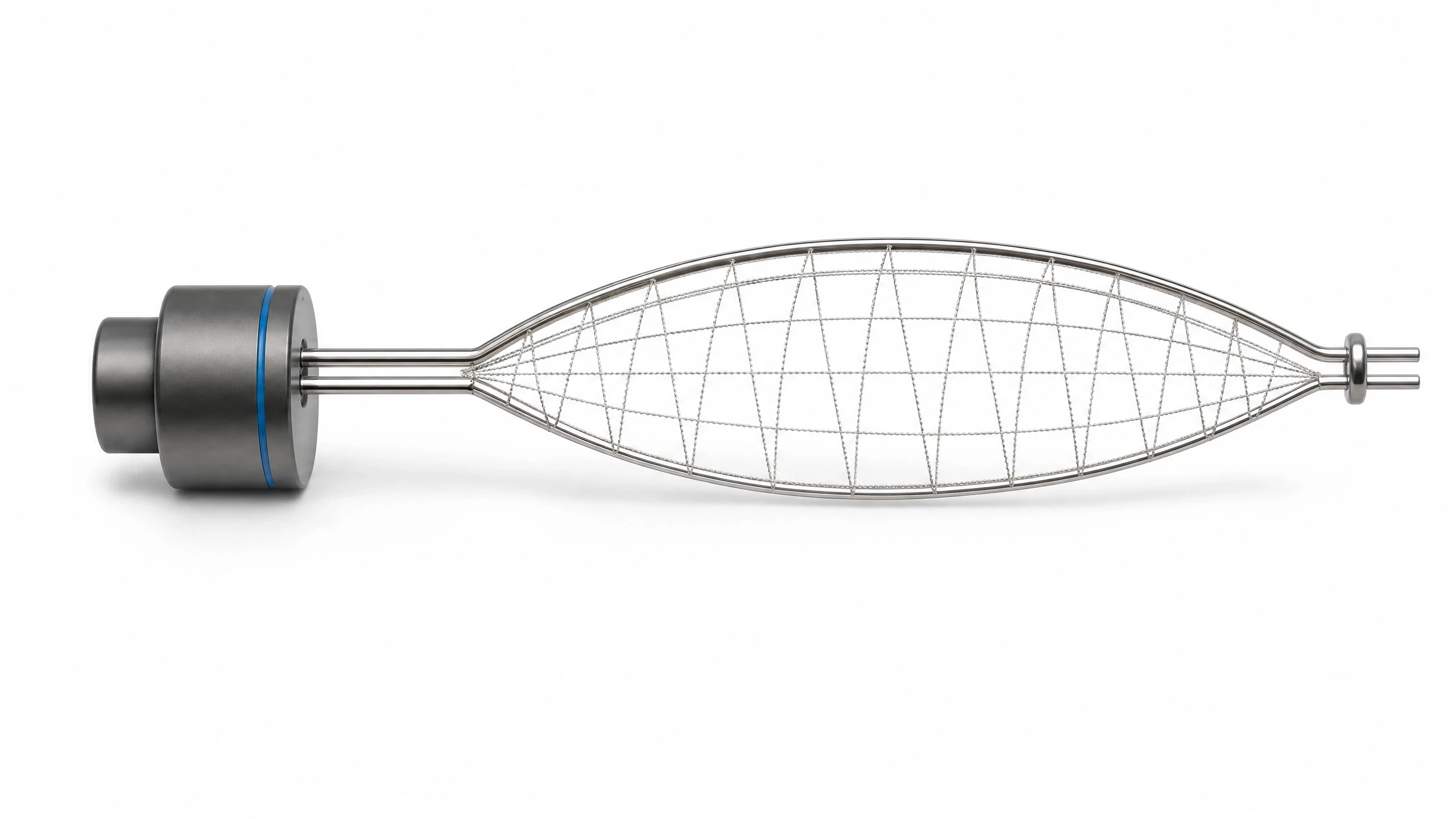 Atraumatic thrombectomy device — braided net capture element